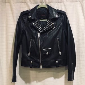 Coach Studded Moto Jacket